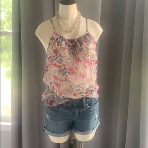 American Eagle floral print tank top
